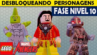 LEGO Marvel Vingadores  COMO DESBLOQUEAR TODOS OS PERSONAGENS DA FASE 10 PERSPECTIVAS DE COREIA [upl. by Uos69]