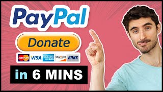 Create a PayPal Donate Button in 6 mins [upl. by Suanne]