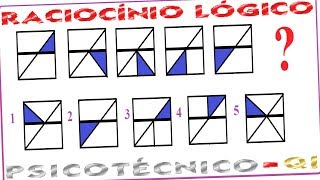 Raciocínio Lógico Sequência Figura Teste psicotécnico QI Quociente de Inteligência Detran Concurso [upl. by Augy]