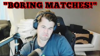 MAGNUS TALKING SOME REAL SHT ABOUT THE FAKE CLOSE MATCHES OF THE SCC [upl. by Noffihc]