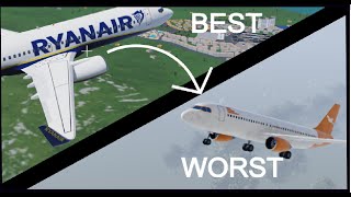 Trying Roblox Flight Simulators BEST to WORST [upl. by Illa]