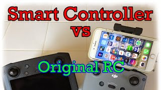 DJI Smart Controller vs Mavic Air 2 Controller [upl. by Lucania295]