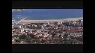 ESTARTIT plane view  Costa Brava  Spain [upl. by Leverick]