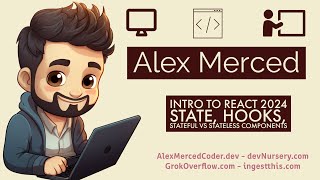 AM Coder  Intro to React 2024  3  State Hooks Stateful vs Stateless Components VirtualDOM [upl. by Zanze552]
