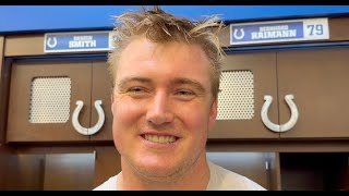 Indianapolis Colts  Bernhard Raimann is becoming a stalwart at left tackle  here he tells you why [upl. by Drue]