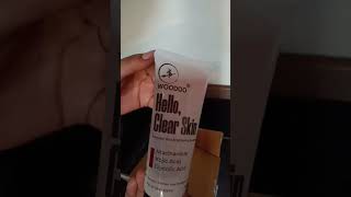 WOODOO hello  clear skin every day ✨ skin brightening Facewash for all skin types unboxing video [upl. by Eneryt]