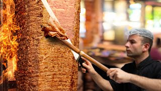 Amazing Turkish Beef Doner Kebab  Turkish Street Foods [upl. by Nnelg]