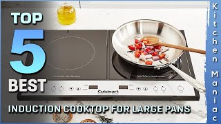 Best Induction Cooktop for Large Pans  Top 5 Review 2023 [upl. by Ashely617]