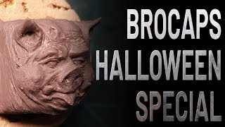 Making of Brocaps Pigboi Halloween Special  Sculpting a Keycap [upl. by Ahsinek757]