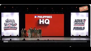 HQ  Philippines  Bronze Medalist Adult Division  2024 World Hip Hop Dance Championship [upl. by Norvol]