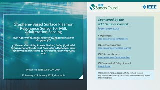 GrapheneBased Surface Plasmon Resonance Sensor for Milk Adulteration Sensing [upl. by Llerrut]