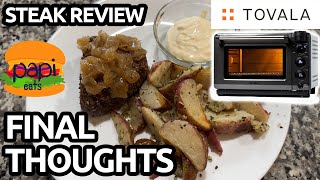 FINAL THOUGHTS on Tovala Smart Oven amp Steak Review [upl. by Fai668]