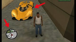 Secret Ferrari car location in GTA SAhidden place [upl. by Lhok]