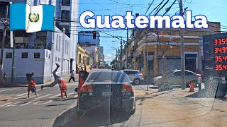 Guatemala 🇬🇹 Downtown  Street dance Driving in Guatemala City [upl. by Callum]