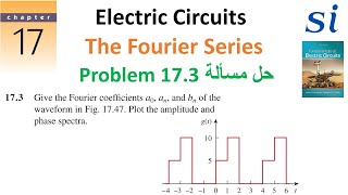 Fundamentals of Electric Circuits  Fourier Series  Problem 173 حل مسألة  Alexander  Sadiku [upl. by Ynaffad]