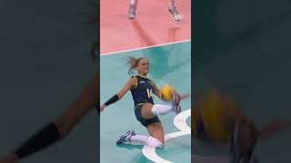 This volleyball save is INSANE 😲 Shorts [upl. by Judy317]