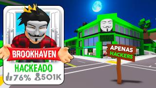 Eu Criei o BROOKHAVEN dos HACKERS [upl. by Bores]