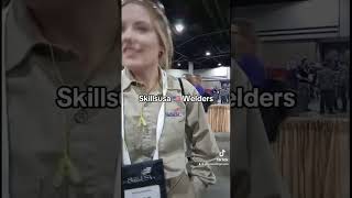 SkillsUSA welding women skillsusa fabrication welder [upl. by Odicalp970]