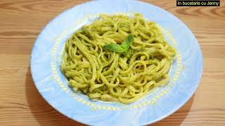 PASTE CU SOS PESTO  RETETA USOARA SI RAPIDA inclusa reteta de pesto [upl. by Gere297]