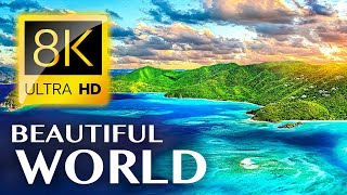 Worlds Most Beautiful Sceneries 8K VIDEO ULTRA HD [upl. by Kamerman953]