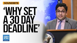 Journalist Grills the State Department on Israels 30 Day Aid Deadline  Dawn News English [upl. by Rosen]