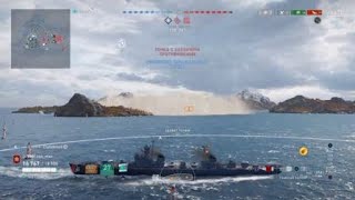 World of Warships Lushun vs Elbing [upl. by Pinckney]