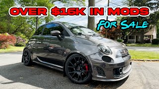 Modified Fiat 500 Abarth Big Turbo  For Sale [upl. by Ahsinehs]