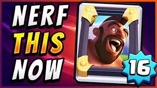 LEVEL 16 HOG RIDER DESTROYS CLASH ROYALE ⚠️ [upl. by Kreitman]