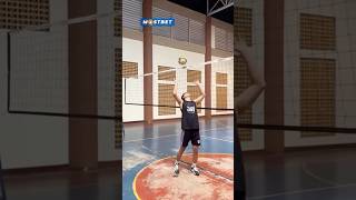 Setter Drop Skill 😎 abvolleyball volleyballspiketrainingdrills [upl. by Tamara]