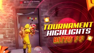 FREE FIRE TOURNAMENT HIGHLIGHTS 🏆 THE BEST ALLROUNDER 🔥 [upl. by Asert]