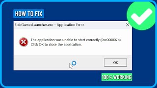 How to Fix 0xc00007b Error Windows PC 2024 100 Working Solution [upl. by Aer301]