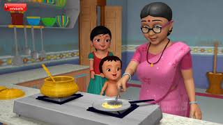 ಅಜ್ಜಿ ಅಜ್ಜಿ ಅಜ್ಜಿ  Grandma Song  Kannada Rhymes for Children  Infobells [upl. by Namhcan]