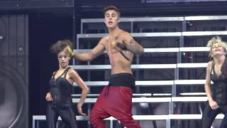 Justin Bieber Boyfriend and Baby Philly Believe Tour 717 [upl. by Lusar957]