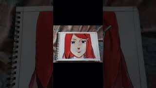 Drawing of Kushina Uzumaki the mother of 7th Hokage NarutoShippudenPopularShort [upl. by Elisabeth]