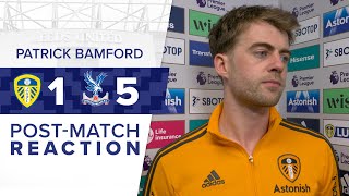 PATRICK BAMFORD REACTION  LEEDS UNITED 15 CRYSTAL PALACE  PREMIER LEAGUE [upl. by Atla]