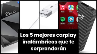 【CARPLAY INALAMBRICO】Los 5 mejores carplay inalámbricos que te sorprenderán [upl. by Eitsyrk301]