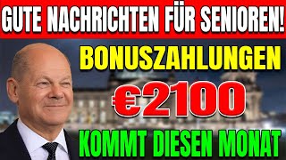 €2100 Einzahlung diesen Monat Deutsche Rentenversicherung angekündigt Überprüfen Sie Ihre Konten [upl. by Nirok]