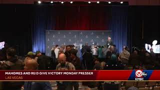 LIVE Patrick Mahomes and Andy Reid at Super Bowl victory press conference [upl. by Burtis363]