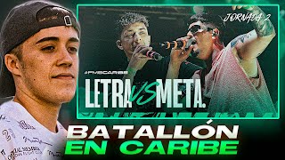 GAZIR reacciona a META vs LETRA en FMS CARIBE 🏴‍☠️ [upl. by Aerbma]