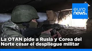 La OTAN pide a Rusia y Corea del Norte cesar el despliegue de tropas en la guerra de Ucrania [upl. by Nuawad]