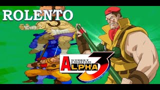 Street Fighter Alpha 3 Rolento Arcade Hard P2 gaming arcade streetfighter retrogaming games [upl. by Idleman]