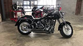 2002 HARLEYDAVIDSON SOFTAIL FAT BOY  FLSTFI [upl. by Aracahs]