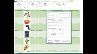 IMAGEXLS  Bilder nach Excel importieren  beliebig viele mit Sortierung und Filter [upl. by Mureil]