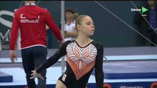 Sanna Veerman NED  Floor Qualifications  Baku World Cup 2023 [upl. by Salvidor]