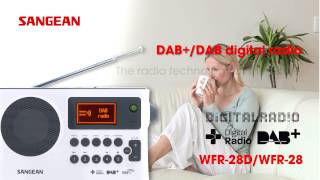 Sangean WFR28D WFR28 Internet Radio  DAB  FMRDS  USB Network Music Player Digital Receiver [upl. by Agnesse]