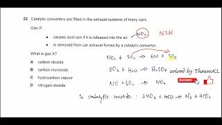 970112MJ24Q23 Cambridge International AS Level Chemistry MayJune 2024 Paper 12 Q23 [upl. by Goddart]