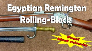 Egyptian Remington RollingBlock [upl. by Nnyltak823]