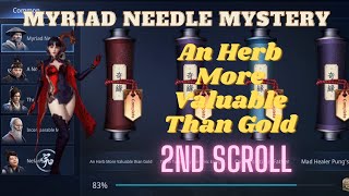 MIR4  Myriad Needle Mystery  An Herb More Valuable Than Gold  How to unlock and solve full guide [upl. by Shellans]