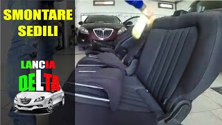 COME SMONTARE SEDILI LANCIA DELTA 3 CON PULIZIA SANIFICAZIONE ABITACOLO [upl. by Williamson]