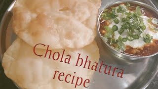 Chola bhatura recipe Easy and delicious recipe Magic in the kitchen [upl. by Sadnak]